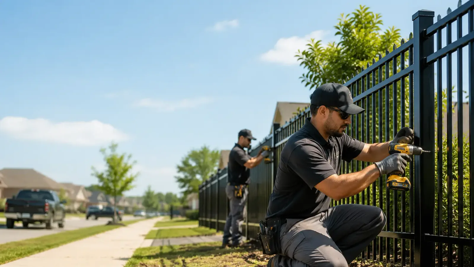 Metal Fence Installation in Brant, MI
